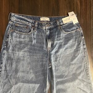 Abercrombie & Fitch Low Rise The Ultra Loose Baggy Jean Women's Size 31